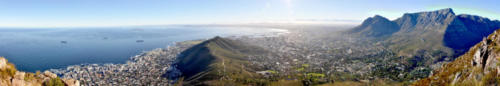 Cape Town City Bowl View